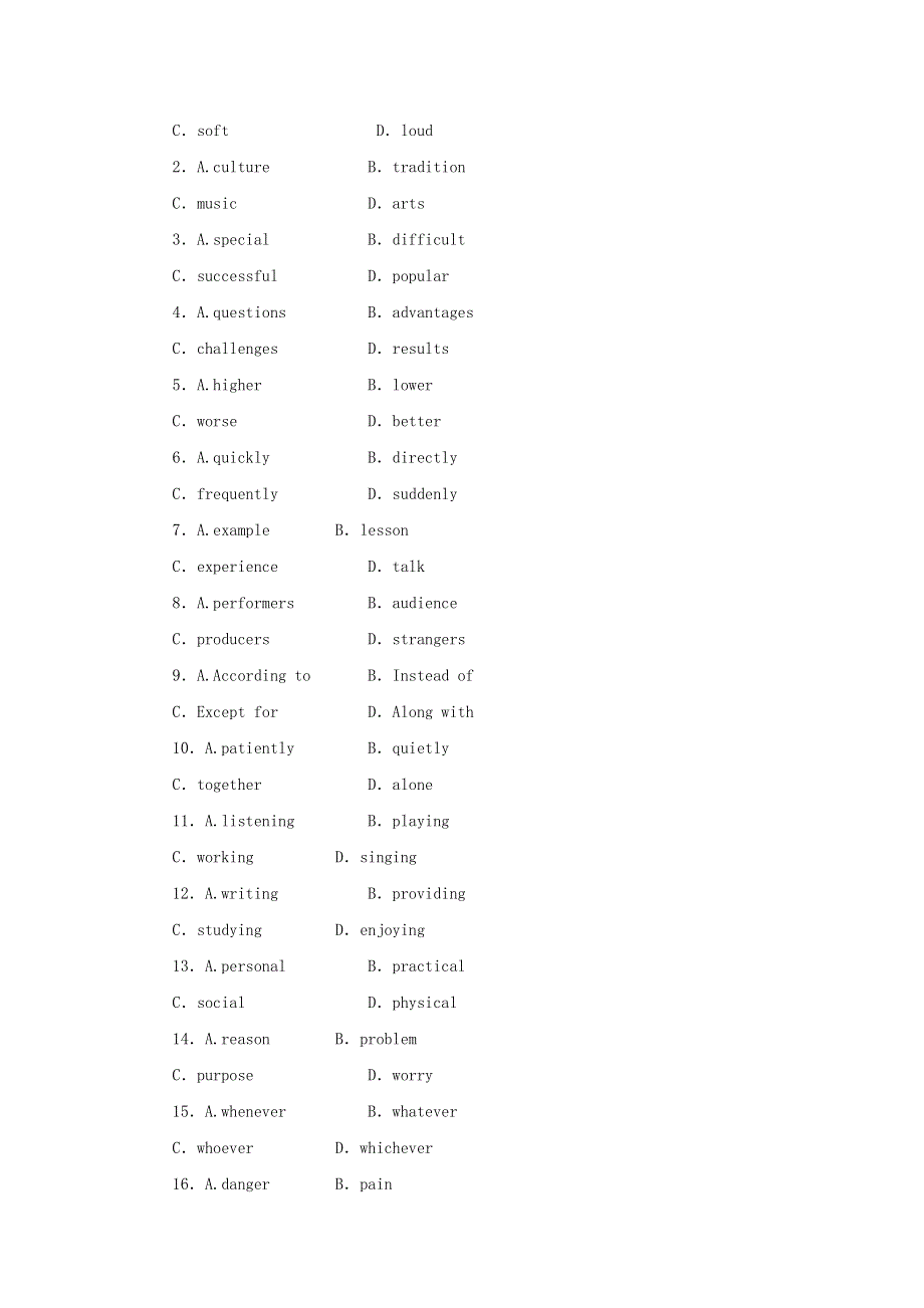 2020版高中英语 Unit 5 Music Section Ⅰ Warming Up .doc_第3页