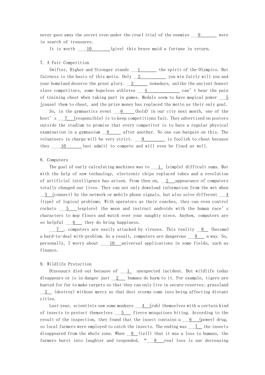 四川省成都市青白江中学高中英语单词串记法40篇英语短文语法填空题外研版.doc_第3页