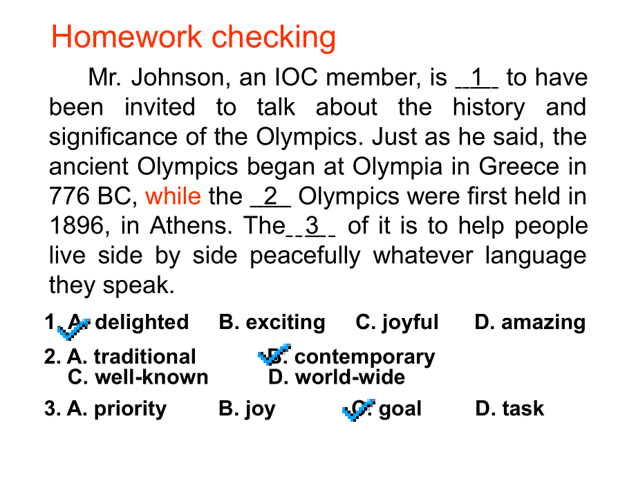 江苏省南京市溧水区第三高级中学（译林牛津版）高中英语必修四课件：U2SPORTS EVENTS.ppt_第2页