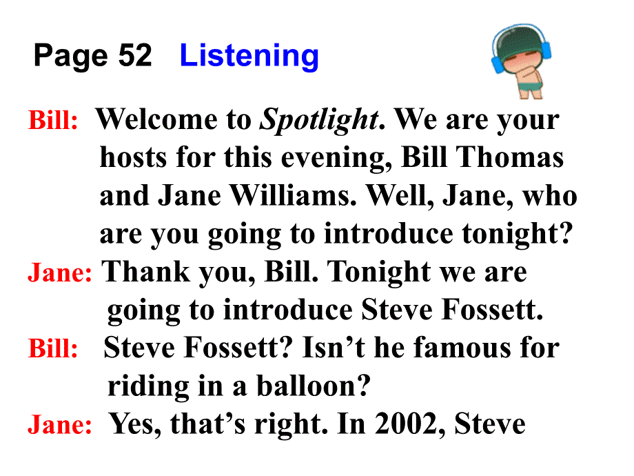 江苏省射阳县第二中学高中英语必修二课件：M2U3 TASK LISTENING .ppt_第2页