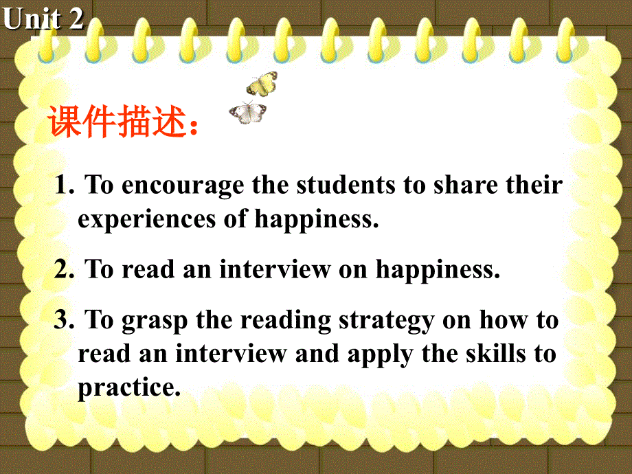江苏省常州市西夏墅中学译林牛津版高中英语课件 选修六UNIT 2 WHAT IS HAPPINESS TO YOU__WELCOME TO THE UNIT .ppt_第3页