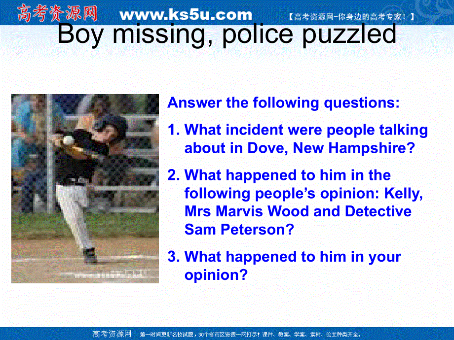 江苏省常州市西夏墅中学高一英语课件：UNIT1《TALES OF THE UNEXPLAINED READING》2(牛津译林版必修2).ppt_第3页