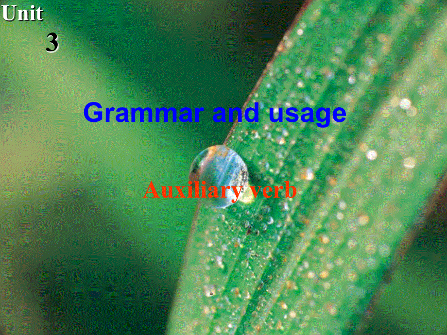 江苏省扬州市宝应县画川高级中学英语课件（牛津译林版）选修七：U3 GRAMMAR AND USAGE.ppt_第1页