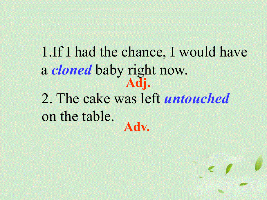 江苏省盱眙县都梁中学高二英语《非谓语动词-过去分词》课件 新人教版.ppt_第2页