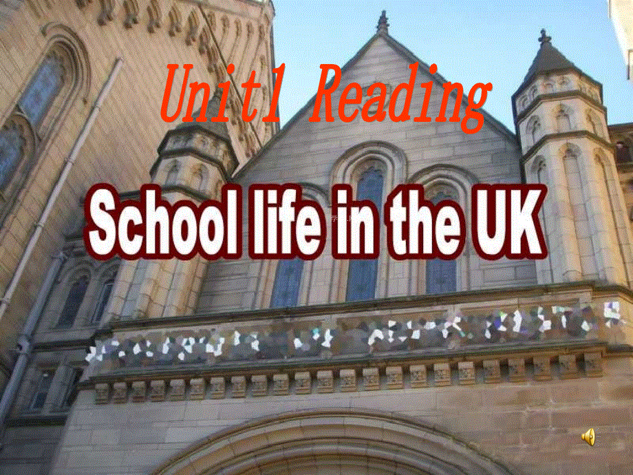 江苏省响水中学高中英语牛津译林版必修一课件：UNIT 1SCHOOL LIFE READING I.ppt_第1页