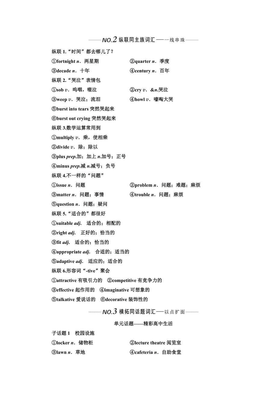 2020版高考一轮复习英语新课改外研版学案：选修7 MODULE 2 HIGHLIGHTS OF MY SENIOR YEAR WORD版含解析.doc_第3页