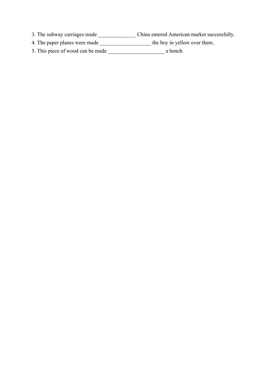 吉林大学附属中学新目标英语九年级 Unit 5 – B1同步练习无答案.doc_第3页