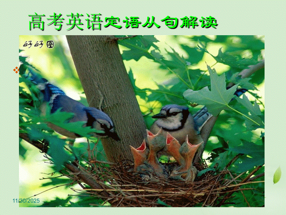 江苏省赣榆县厉庄高级中学高三英语《定语从句解读》课件 新人教版.ppt_第1页