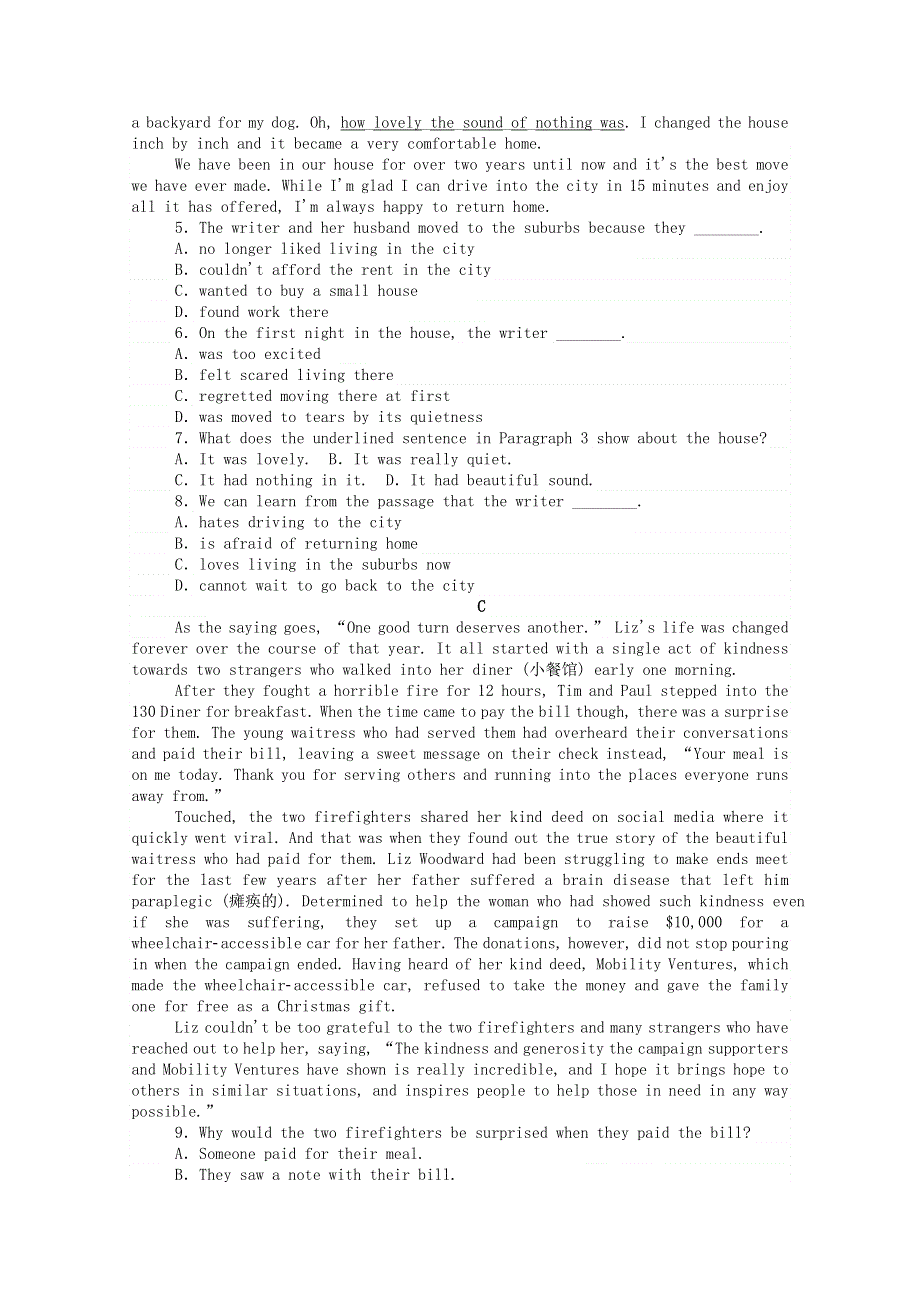 2020-2021学年新教材高中英语 Unit 1 Life Choices Part 5 Writing Workshop Viewing Workshop .doc_第3页