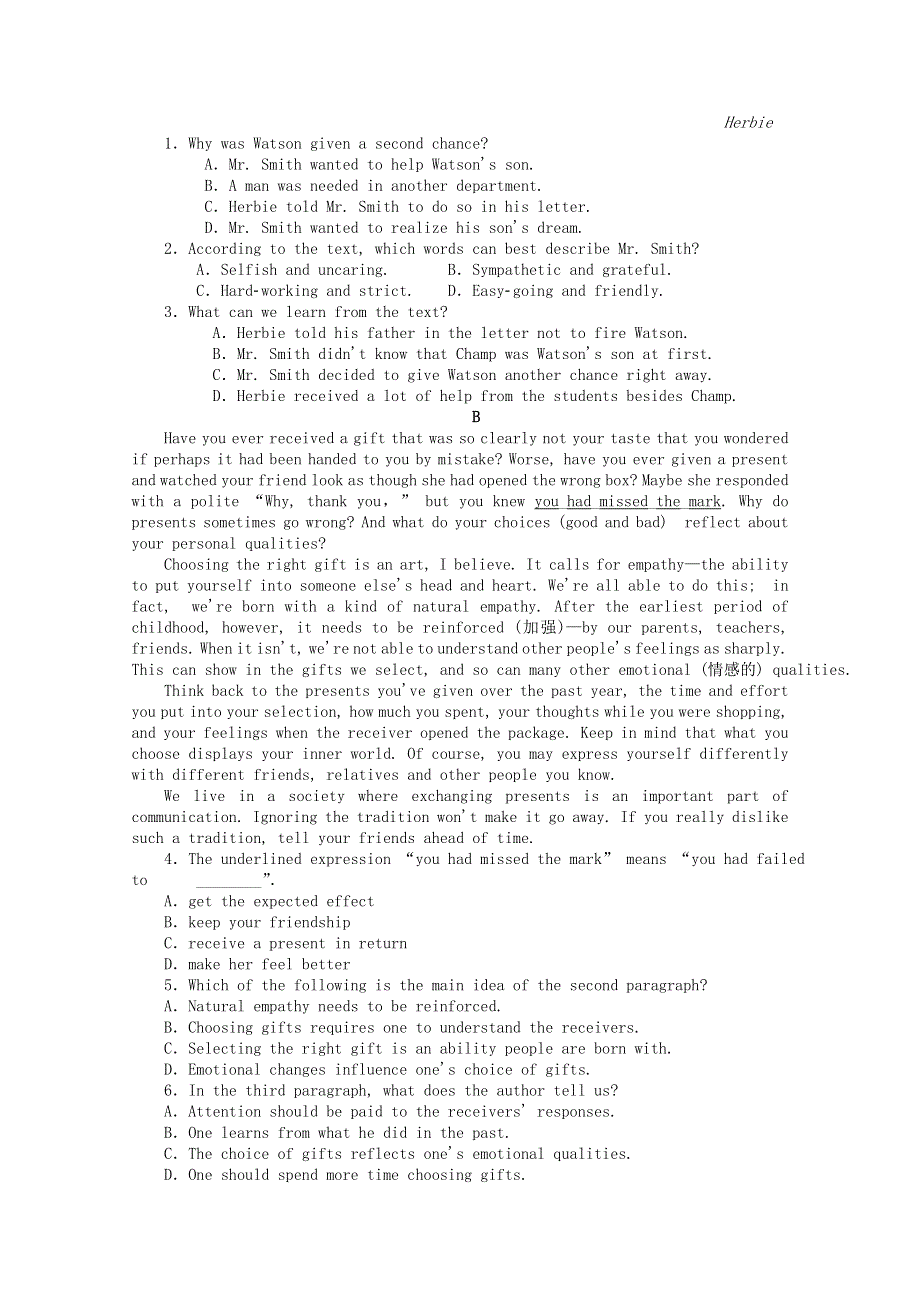 2020-2021学年新教材高中英语 Unit 1 Knowing meKnowing you（三）Developing ideas .doc_第3页