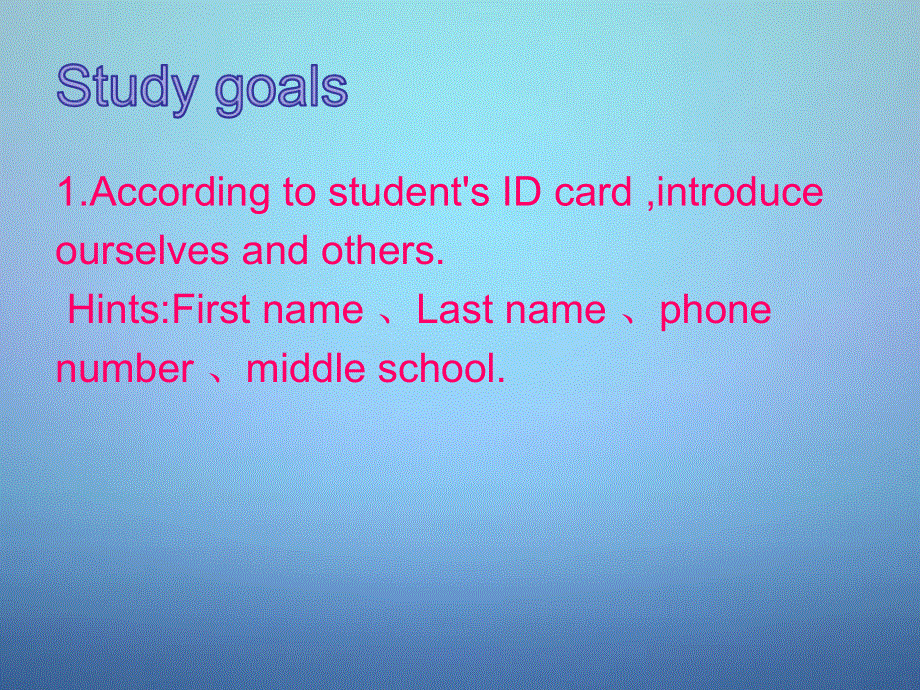 江西省上饶市广丰县锐境中学七年级英语上册Unit1Myname’sGinaSectionB3a_SelfCheck课件新版人教新目标版.ppt_第2页