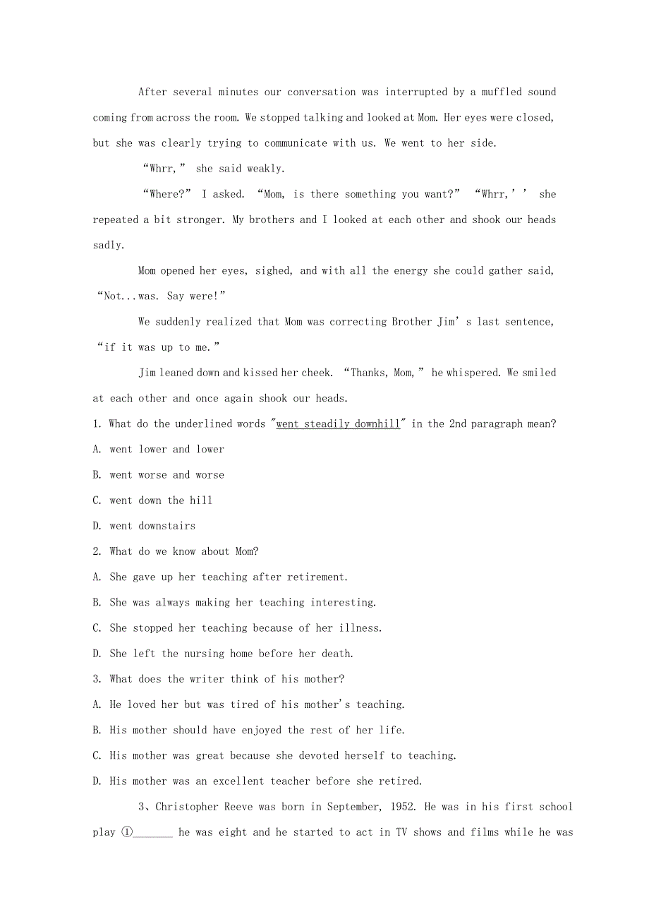 2020-2021学年新教材高中英语 Unit 1 Teenage life Discovering Useful Structures .doc_第3页