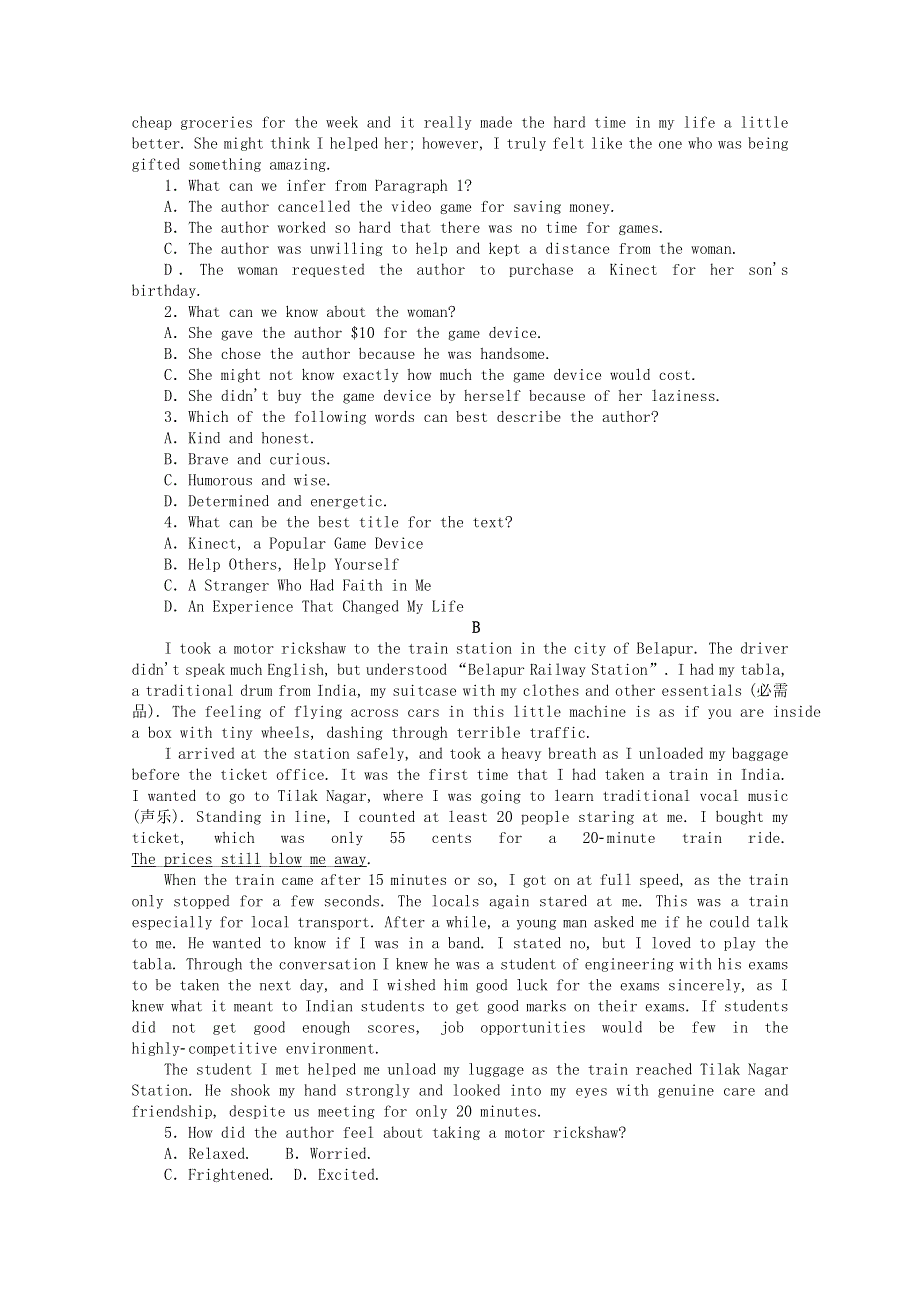 2020-2021学年新教材高中英语 Unit 2 Looking into the Future（二）Learning about Language课时作业（含解析）新人教版选择性必修第一册.doc_第3页