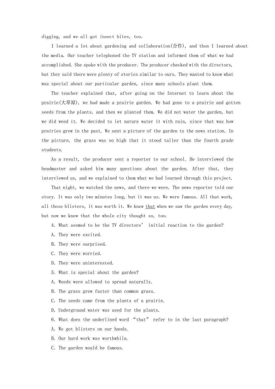 2020-2021学年新教材高中英语 UNIT 2 SUCCESS作业（含解析）北师大版选择性必修第一册.doc_第3页