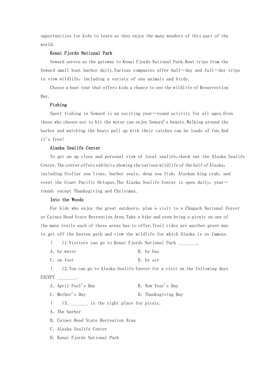 2020-2021学年新教材高中英语 UNIT 4 HISTORY AND TRADITIONS Period 4同步作业（含解析）新人教版必修第二册.doc_第3页