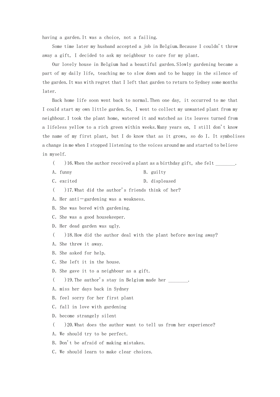 2020-2021学年新教材高中英语 UNIT 4 HISTORY AND TRADITIONS同步作业（含解析）新人教版必修第二册.doc_第3页