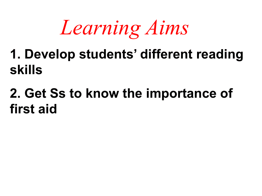 江西省吉安县第三中学人教版高中英语必修五课件：UNIT 5 FIRST AID ——USING LANGUAGE .ppt_第2页