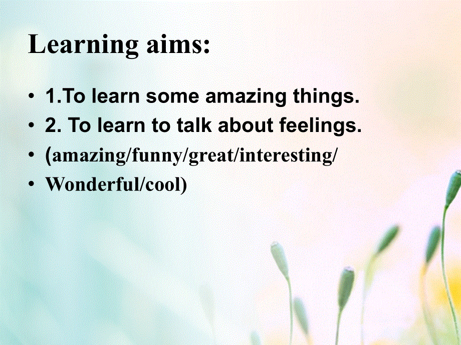 江苏省连云港市东海县七年级英语下册Unit5AmazingthingsWelcometotheunit课件新版牛津版20180525176.ppt_第2页