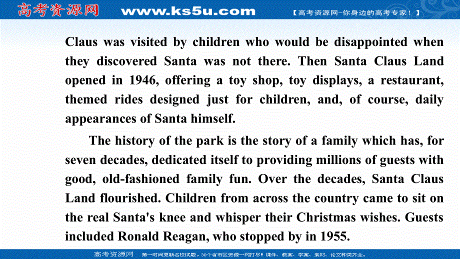 新教材2021-2022学年英语人教版（2019）选择性必修第一册课件：高效作业14 UNIT 3　FASCINATING PARKS PERIOD Ⅳ　WRITING .ppt_第3页