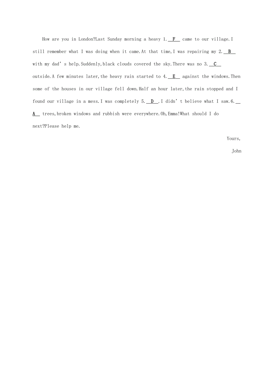 四川省广安市八年级英语下册Unit5WhatwereyoudoingwhentherainstormcameSectionB.doc_第2页