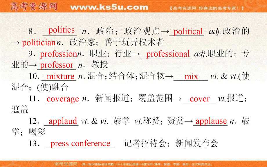 新教材2021-2022学年高中人教版英语选择性必修第四册课件：UNIT3 SECTION Ⅱ　LEARNING ABOUT LANGUAGE .ppt_第3页