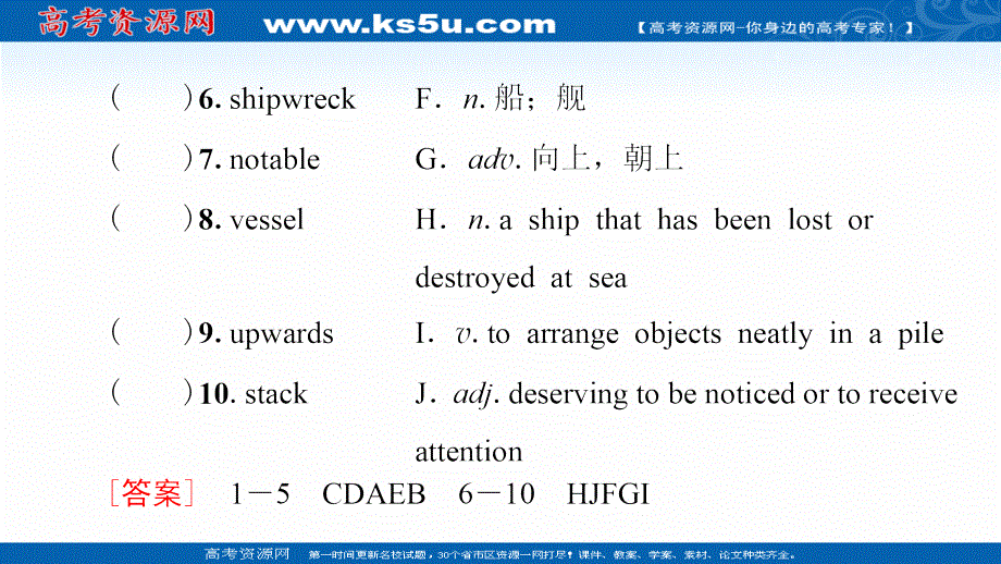 新教材2021-2022学年高中外研版英语选择性必修第四册课件：UNIT 5 INTO THE UNKNOWN 预习 新知早知道2 扫描版.ppt_第3页