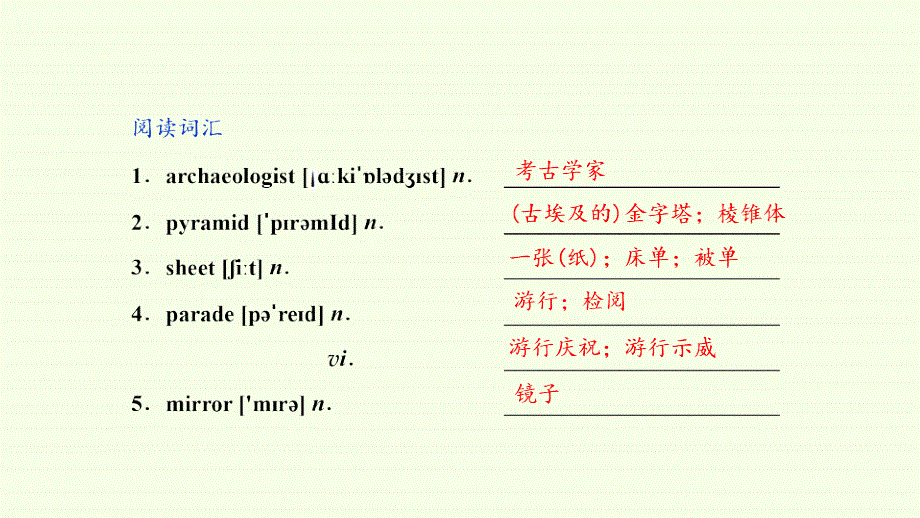 新教材2021-2022学年高中英语人教版（2019）必修第二册课件：UNIT 1 CULTURAL HERITAGE PERIOD 4 READING FOR WRITING .ppt_第3页