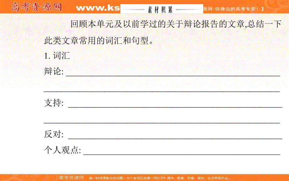 新教材2021春高中英语人教版（2019）必修第三册课件：UNIT 4 SECTION Ⅳ READING FOR WRITING .ppt_第3页