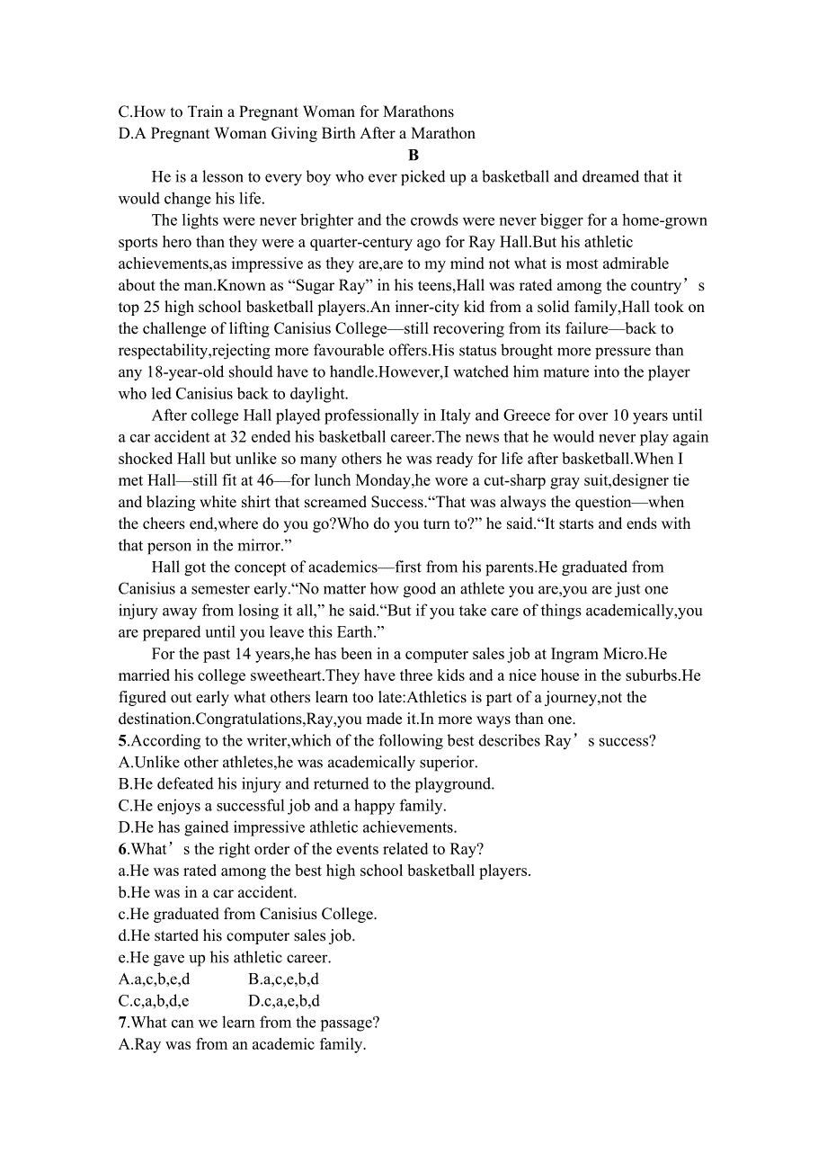 2021-2022学年新教材英语北师大版选择性必修第一册习题：UNIT 2　SECTION Ⅱ　LESSON 2 TOP FIVE SECRETS OF SUCCESS & LESSON 3 GETTING TO THE TOP WORD版含解析.docx_第3页