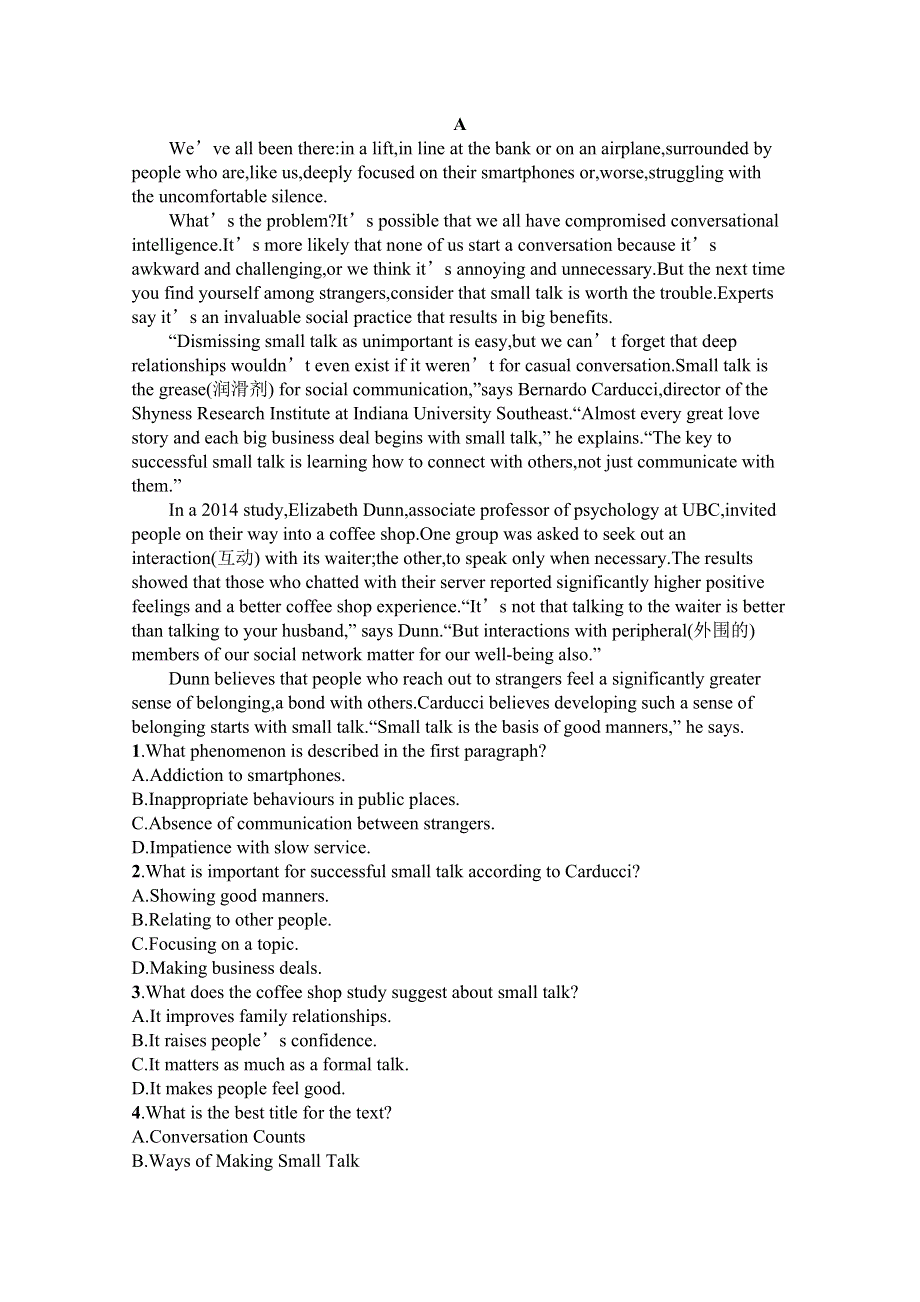 2021-2022学年新教材英语北师大版选择性必修第一册习题：UNIT 1　SECTION Ⅱ　LESSON 2 HOW DO WE LIKE TEACHERS’ FEEDBACK& LESSON 3 SO CLOSEYET SO FAR WORD版含解析.docx_第2页