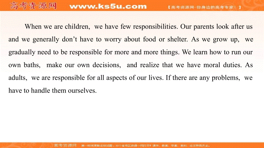 新教材2022届新高考英语外研版一轮复习作业课件：必修第一册 UNIT 3　FAMILY MATTERS .ppt_第3页