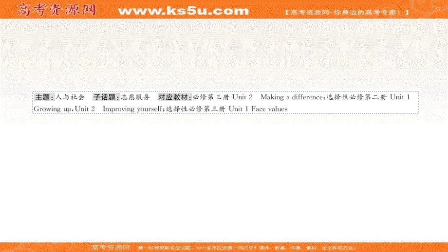 新教材2022届新高考英语外研版一轮复习课件：必修第三册 UNIT 2　MAKING A DIFFERENCE .ppt_第2页