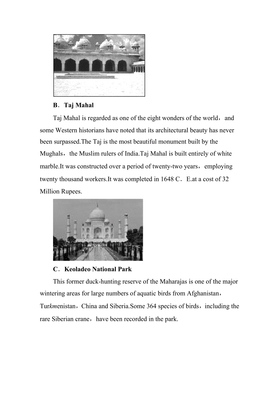 四川省德阳市2014高考英语信息匹配、阅读理解训练题（1）及答案.doc_第2页