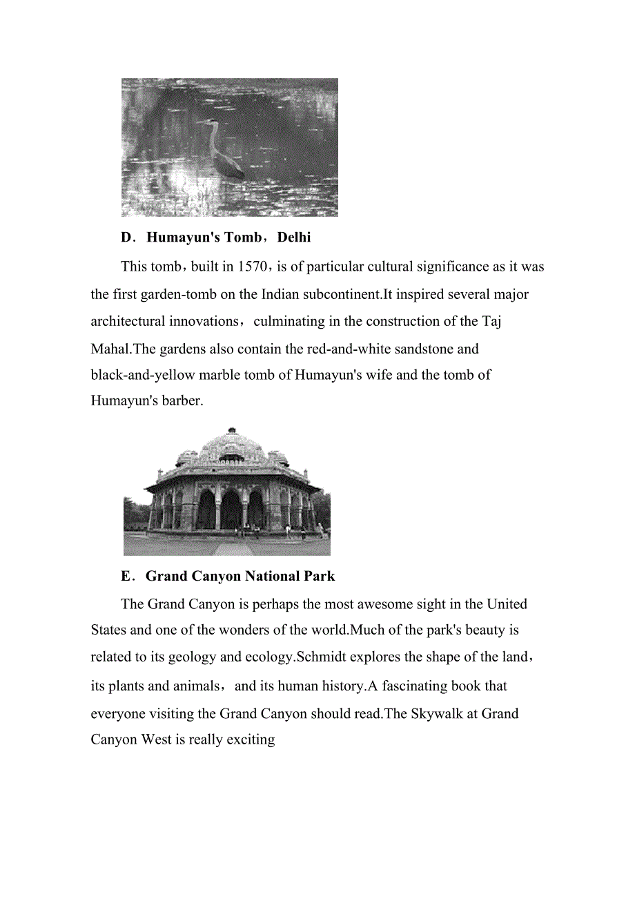 四川省德阳市2014高考英语信息匹配、阅读理解训练题（1）及答案.doc_第3页