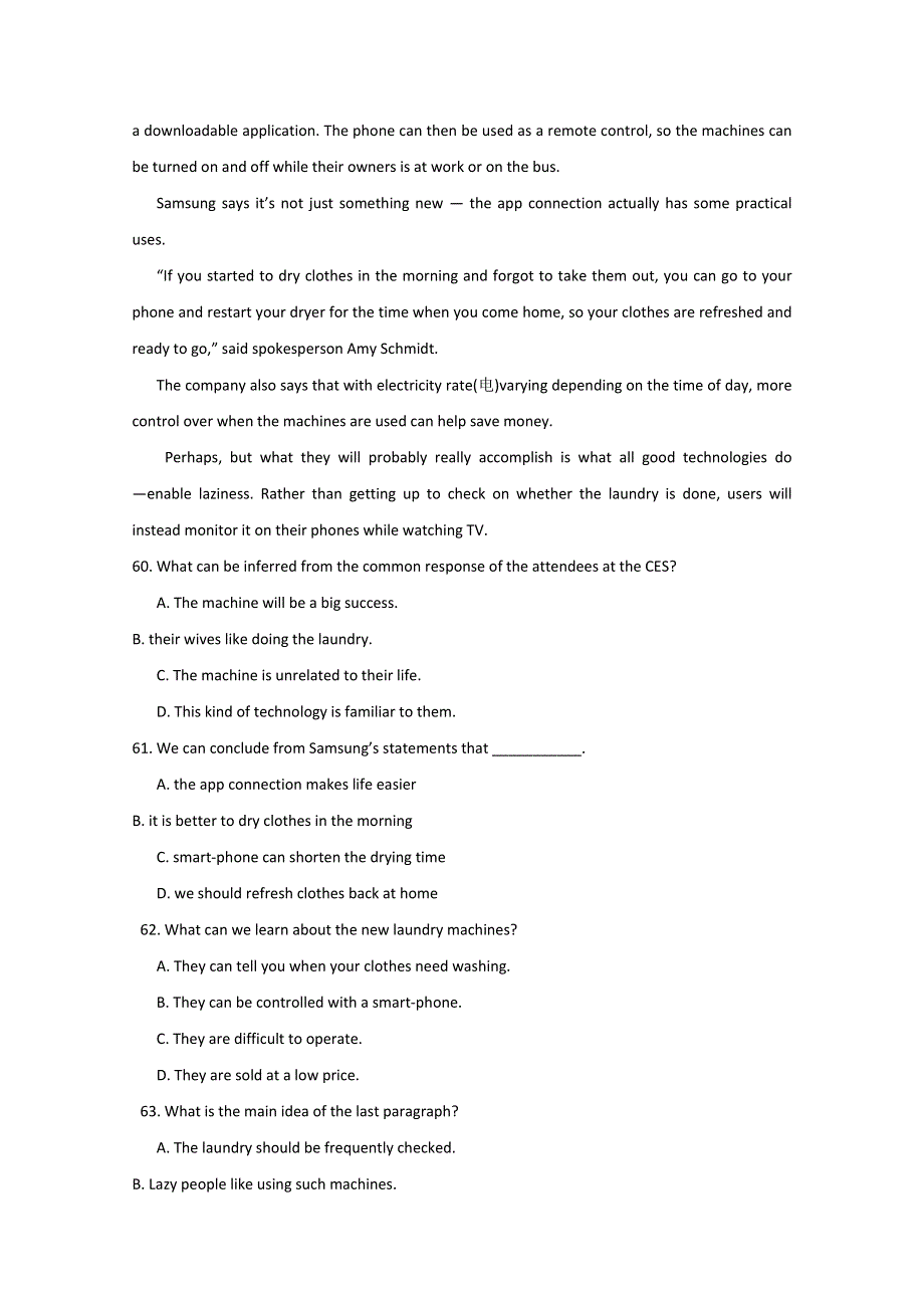 四川省德阳市2014高考英语信息匹配、阅读理解训练题（4）及答案.doc_第3页