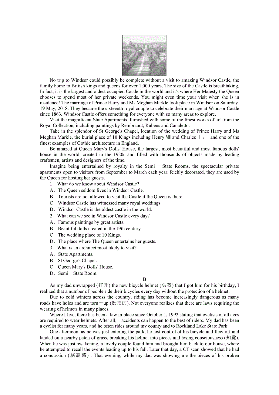 2020-2021学年新教材英语人教版必修第一册：UNIT 2　TRAVELLING AROUND 课时作业（三）　DISCOVERING USEFUL STRUCTURES （GRAMMAR） WORD版含解析.doc_第2页
