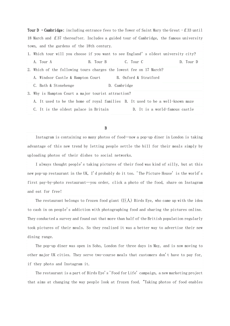 四川省成都外国语学校2020-2021学年高一英语4月月考试题.doc_第2页