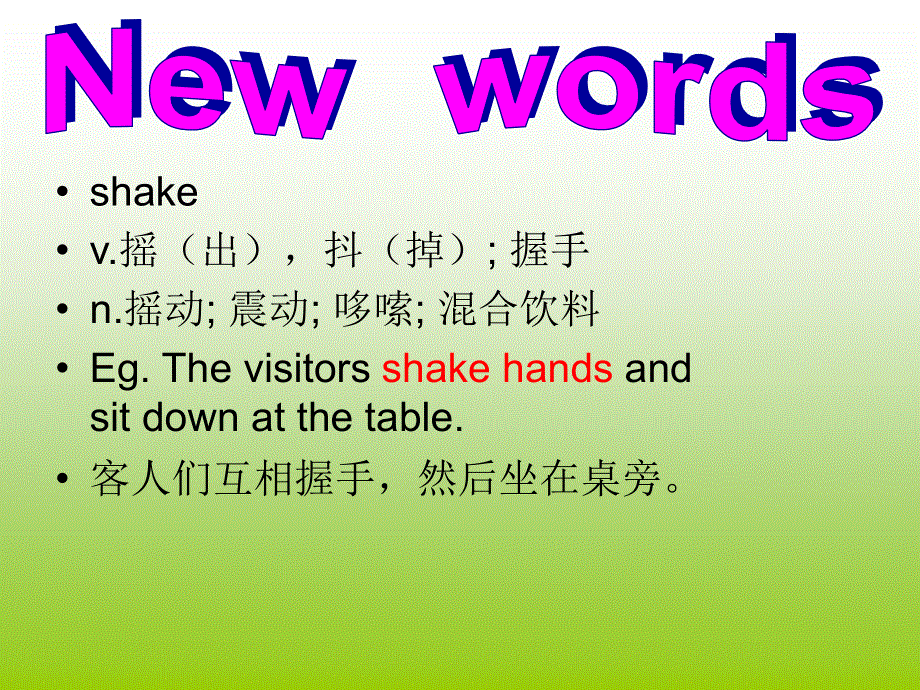 新版人教版英语八年级上册Unit-8-单词讲解 (共26张PPT).ppt_第2页