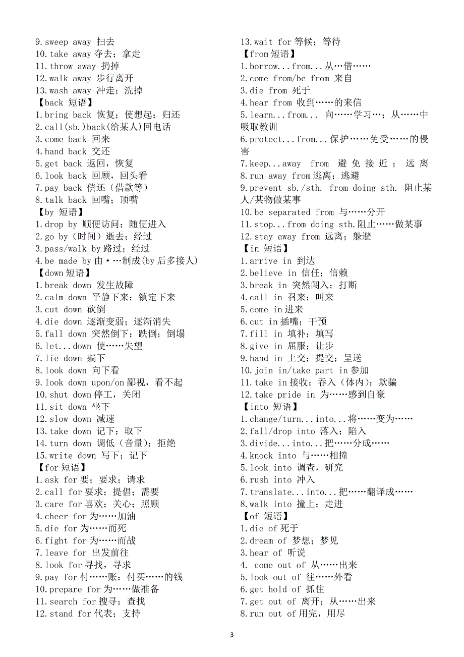 初中英语2026届中考必备介词副词短语.doc_第3页