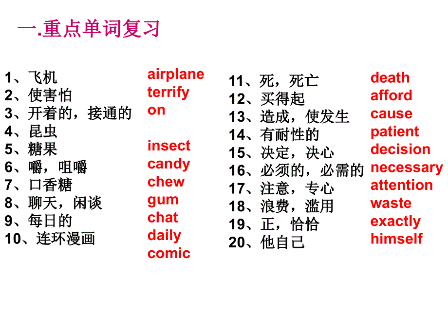 新目标英语九年级Unit 2 复习课件.ppt_第2页