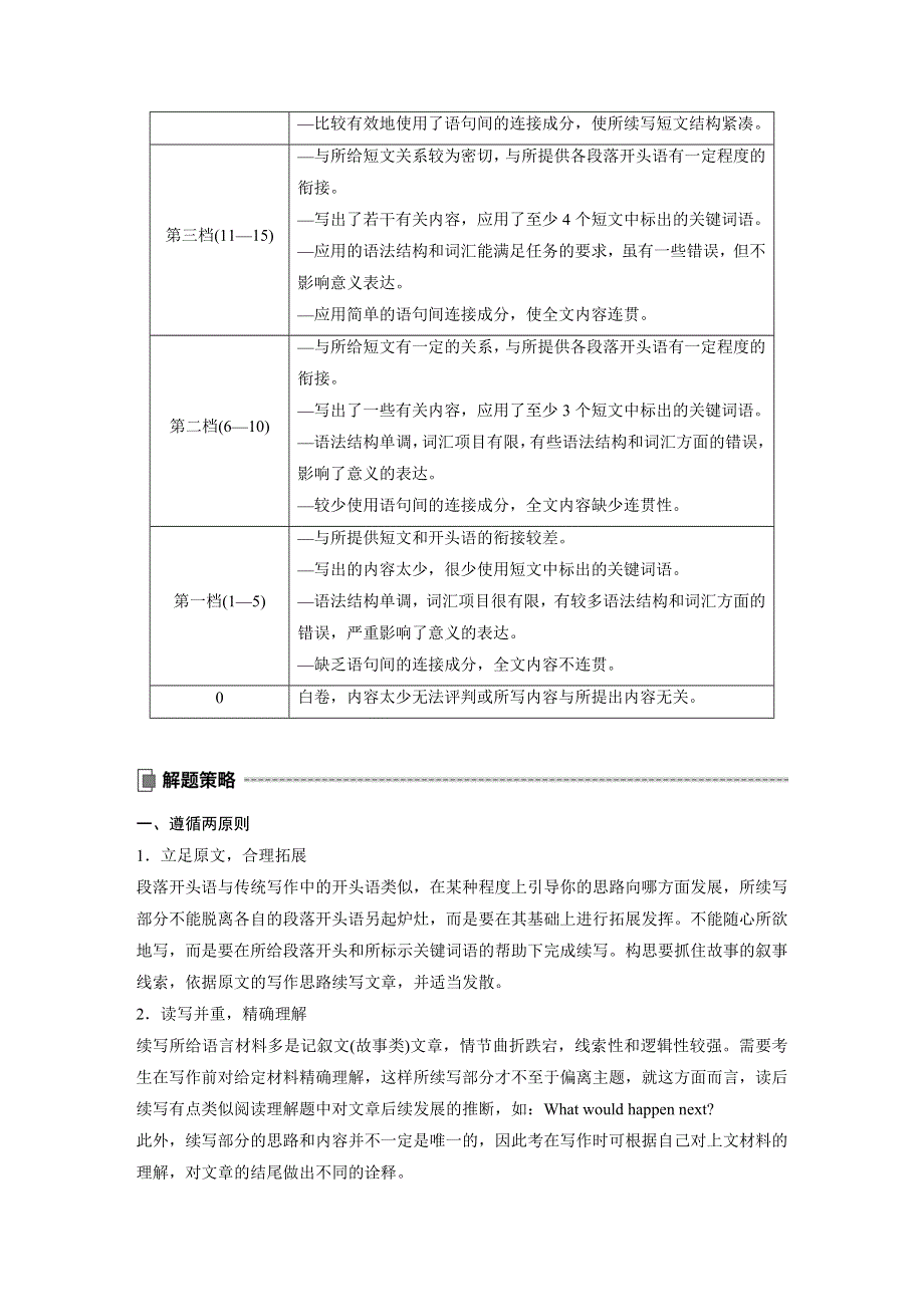 2020版新高考英语新素养大二轮专题突破浙京津鲁琼版讲义：专题五 写作 第二节 WORD版含解析.docx_第2页