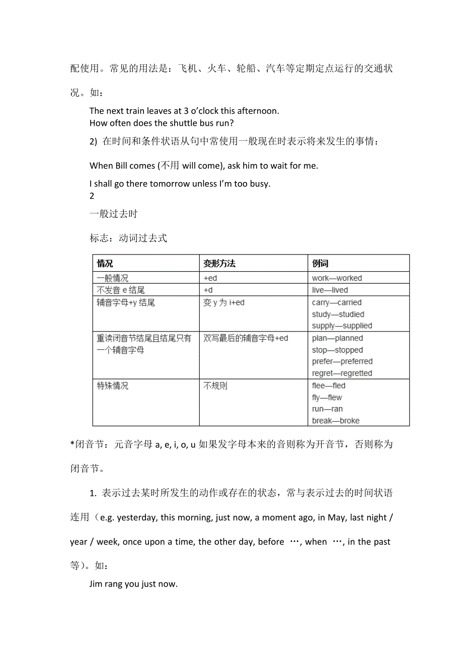 初中英语必考八大时态结构及用法详解.docx_第2页