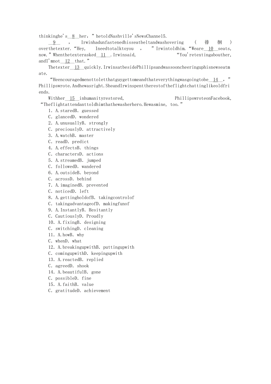 2021-2022学年新教材高中英语 Unit 3 Conservation Part Ⅱ Lesson 1 The Sixth Extinction课时作业 北师大版选择性必修第一册.docx_第3页