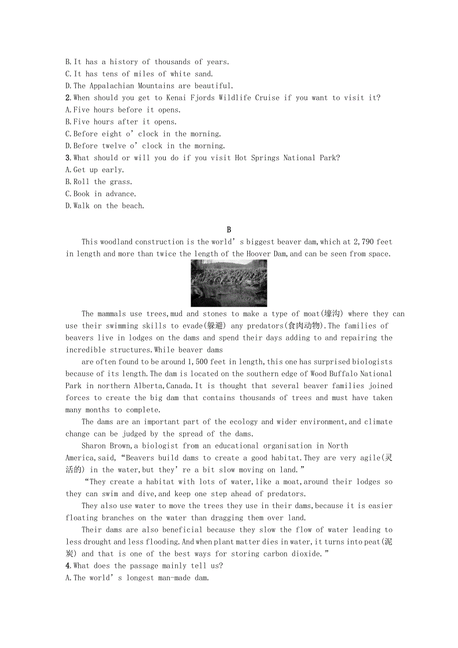 2021-2022学年新教材高中英语 Unit 3 ENVIRONMENTAL PROTECTION Section A课后巩固提升（含解析）新人教版选择性必修第三册.docx_第3页