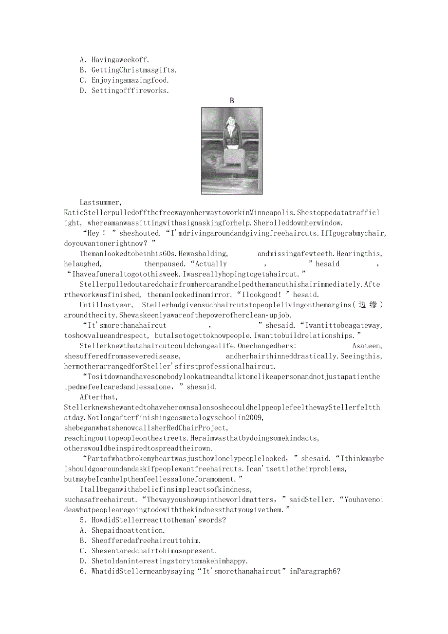 2021-2022学年新教材高中英语 Unit 3 Festivals and customs Section Ⅲ Extended reading Project Assessment & Further study课时作业（含解析）牛津译林版必修第二册.docx_第2页