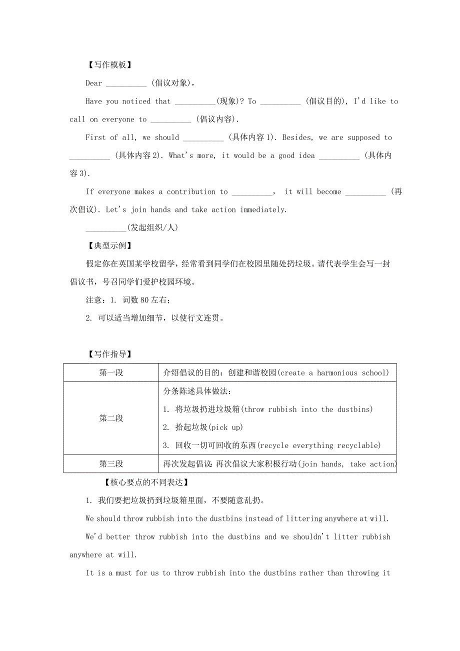 2021-2022学年新教材高中英语 Unit 1 Back to school S2系统写作指导（含解析）译林版必修第一册.docx_第2页