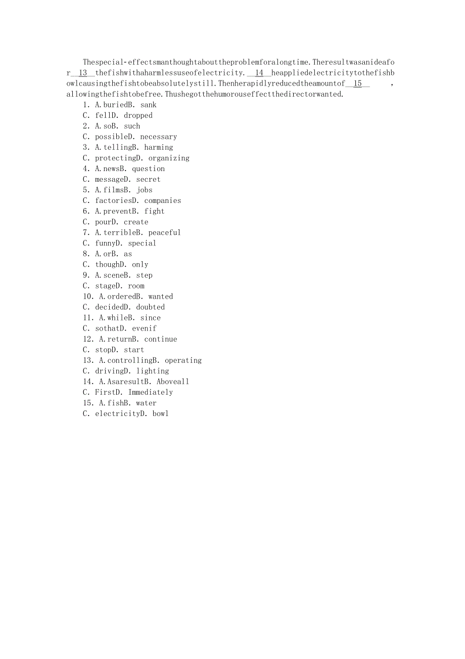 2021-2022学年新教材高中英语 Unit 1 Lights camera action Section Ⅰ Welcome to the unit & Reading课时作业（含解析）牛津译林版必修第二册.docx_第3页