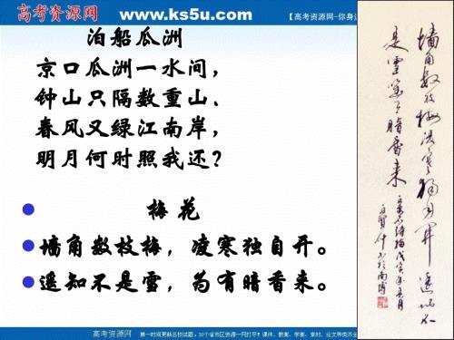 沪教版语文高二上册5-17《游褒禅山记》课件（共83张PPT）.ppt