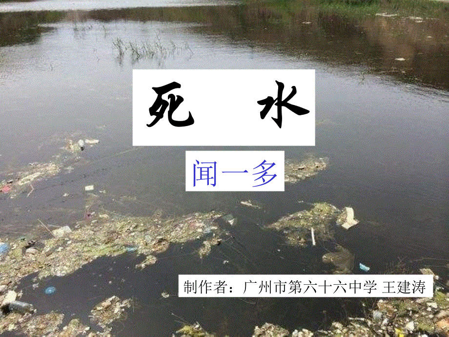 粤教版高中语文必修二第二单元第4课《中国现代诗歌五首--死水》优质课件(共27张PPT).ppt_第2页