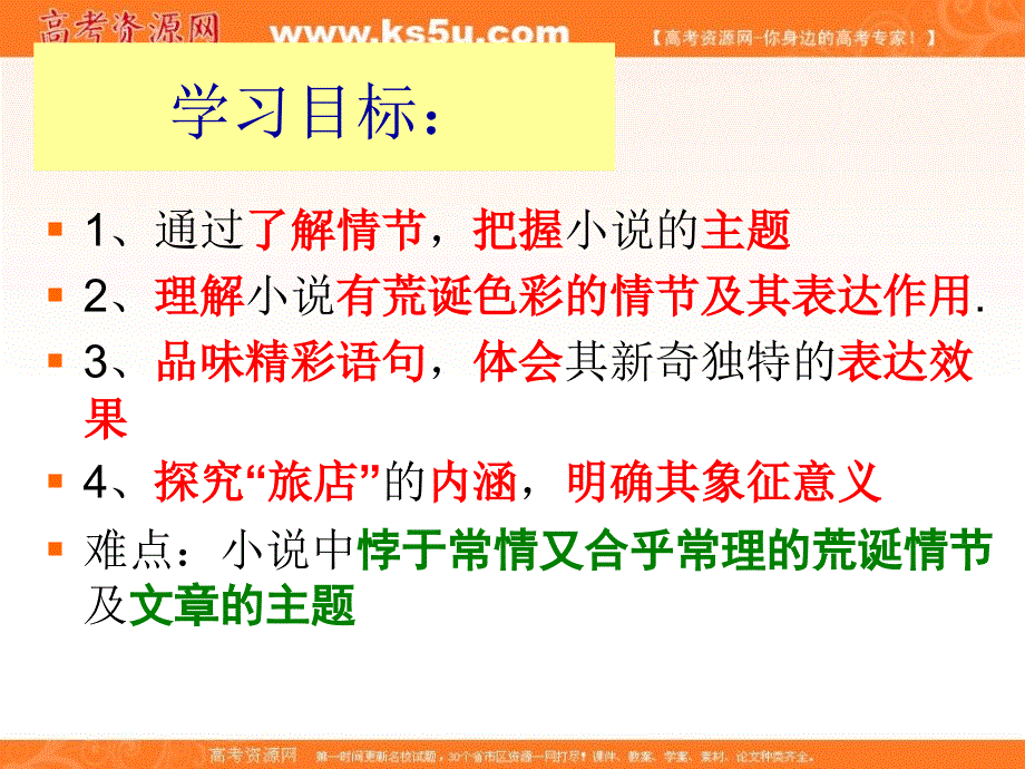河南省华夏外国语高级中学高一语文课件：《十八岁出门远行》 .ppt_第3页